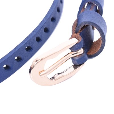 Ceinture en cuir avec os de chien