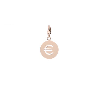 Charm Pendent redondo com euro