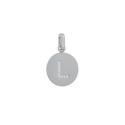 Charm Pendent inicial e zircônias