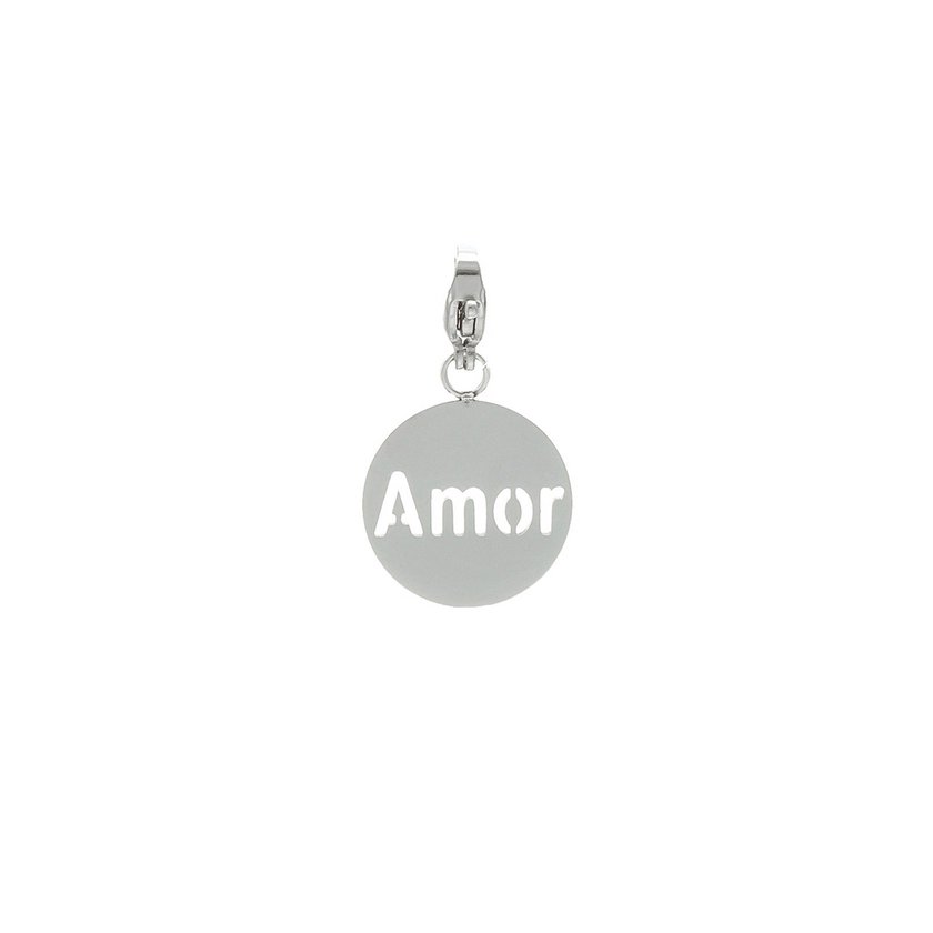 Pendente em aço amor GB