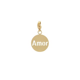Pendente em aço amor GB