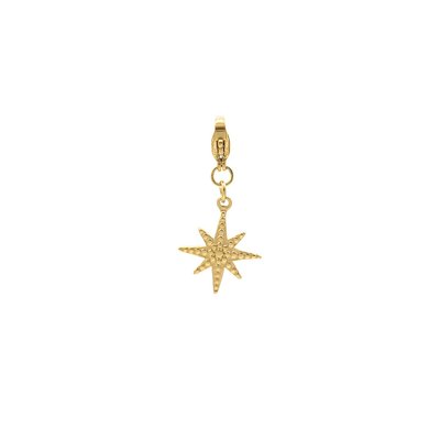 Charm Pendent com estrela guia