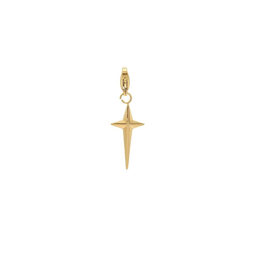 Pendente de aço estrela comprida GB