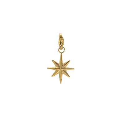 Charm Pendant com estrela guia