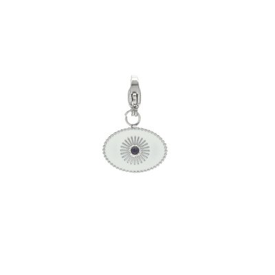 Charm Pendant oval com olho