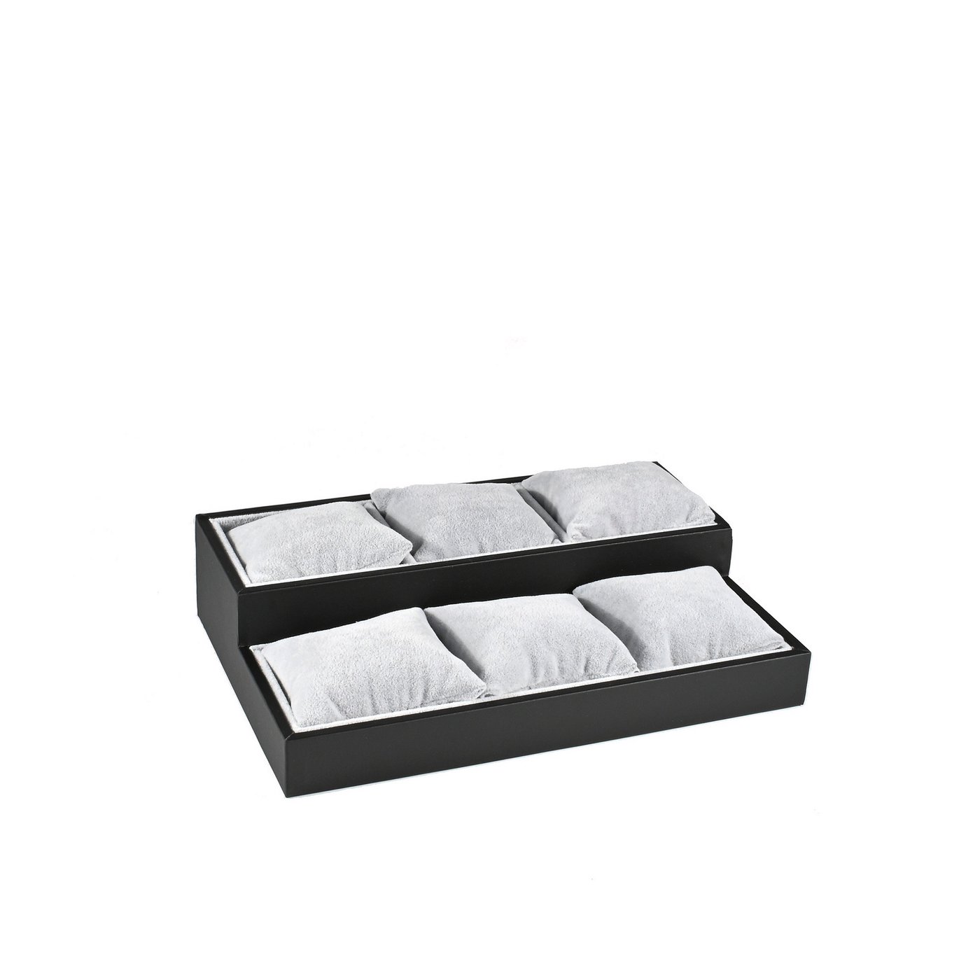 Espositore grigio per bracciali e orologi