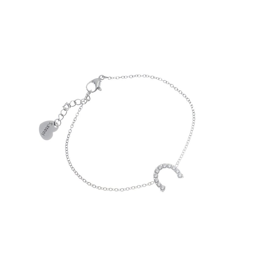 Pulseira em aço ferradura GB