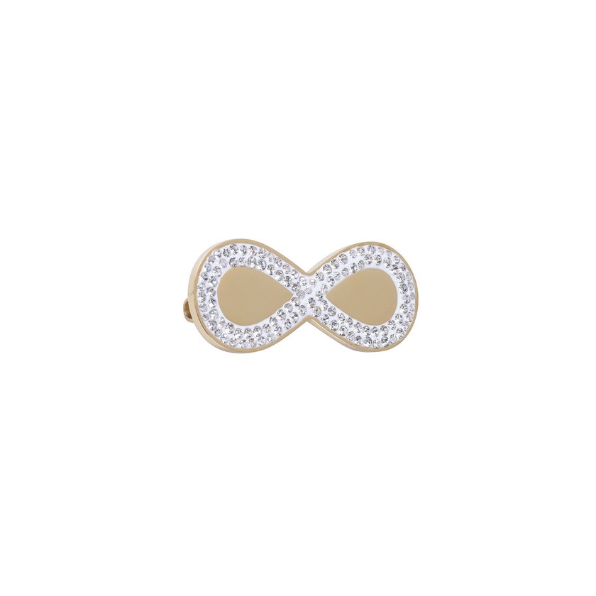 Brooch in stainless steel infinite GB