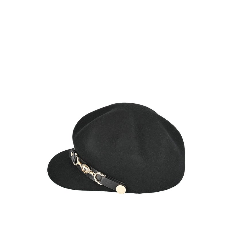 Béret laine avec boucle et brillant GB