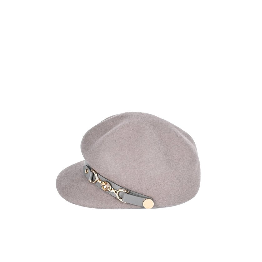 Béret laine avec boucle et brillant GB