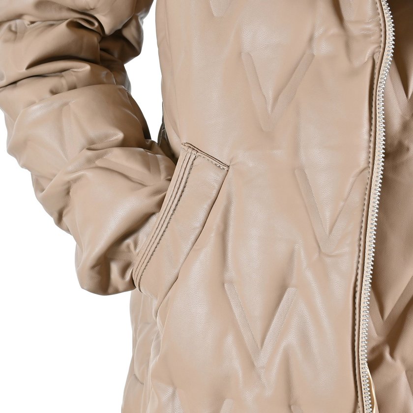 Chaqueta larga 100% PU GB