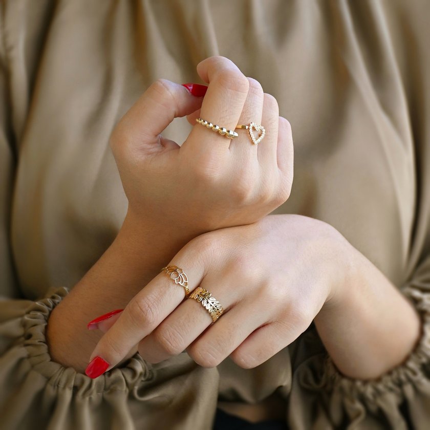 Rhodium ring basic GB