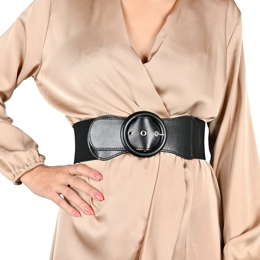 Elastic belt with buckle circular GB