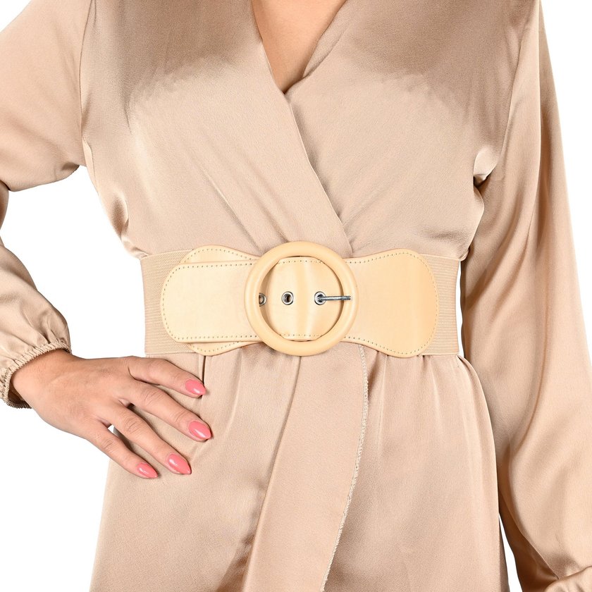 Elastic belt with buckle circular GB