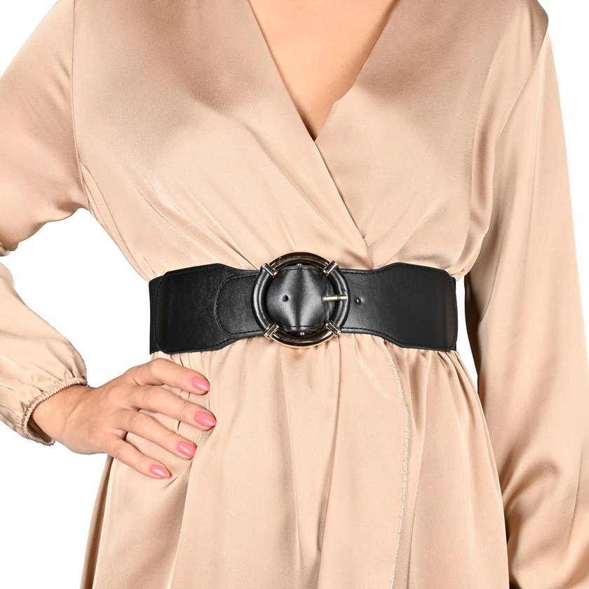 Elastic belt round buckle GB