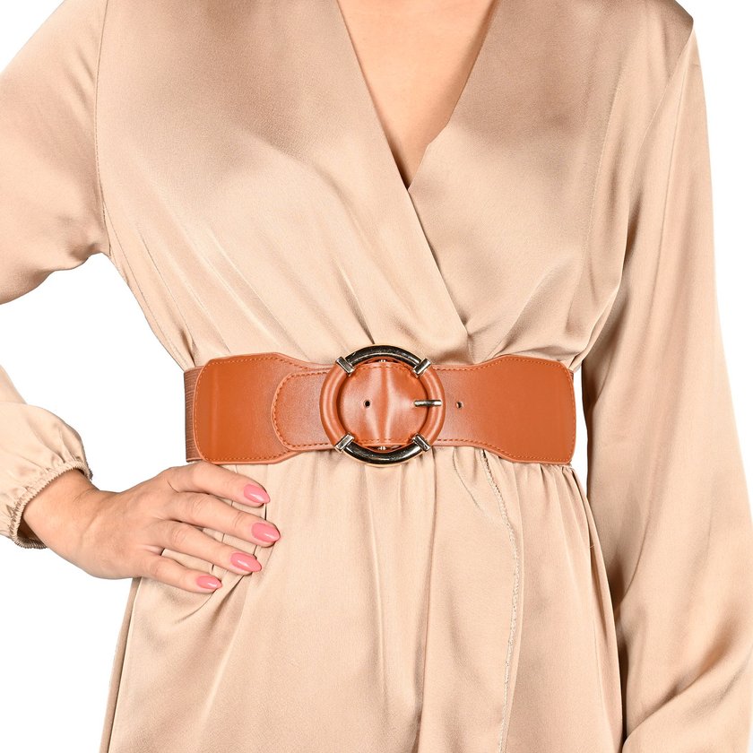 Elastic belt round buckle GB