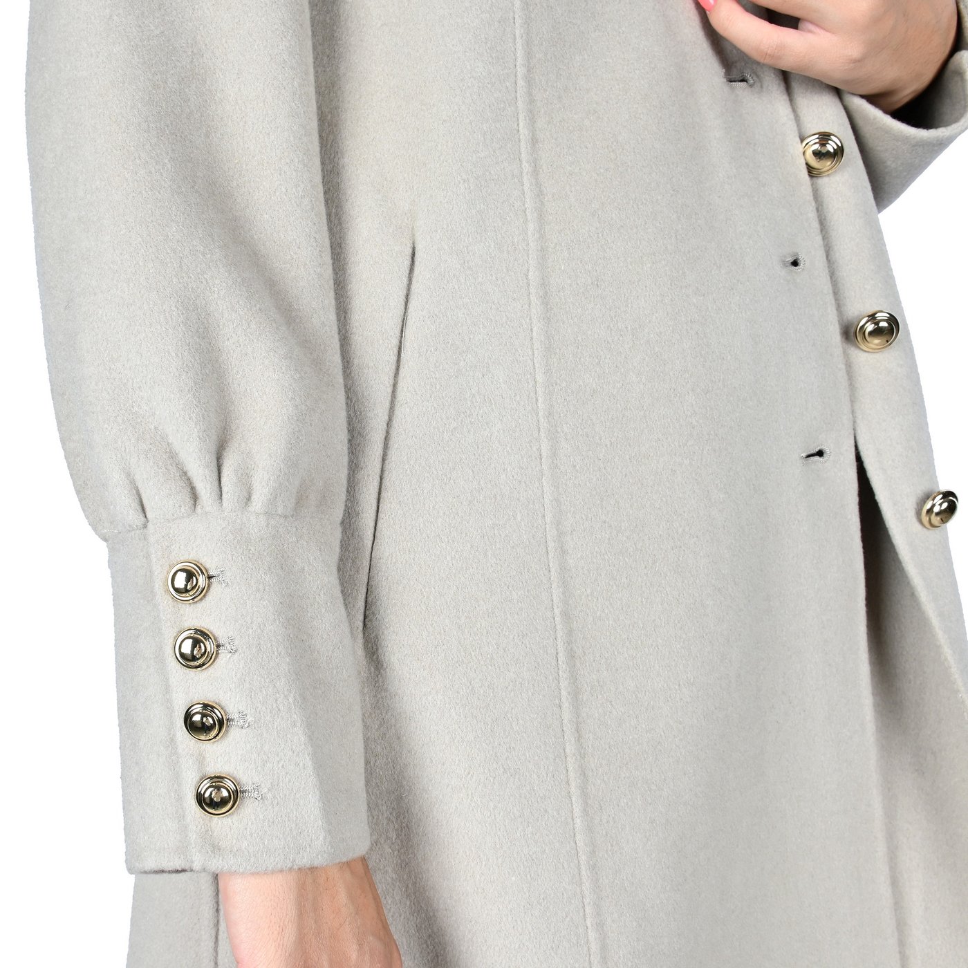 100% wool coat with buttons GB