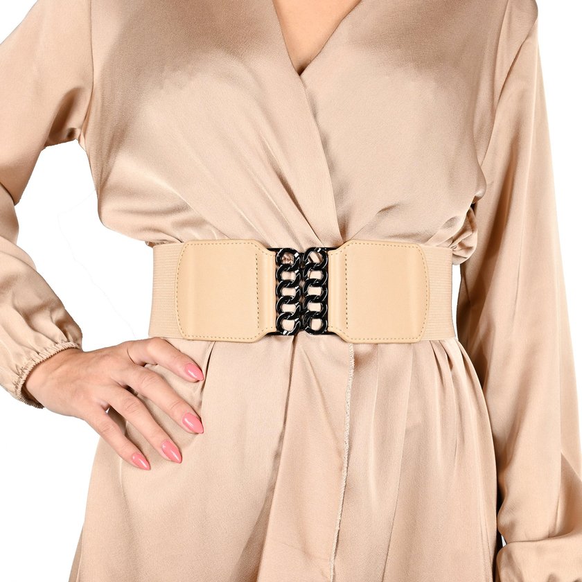 Ceinture élastique boucle métallique GB