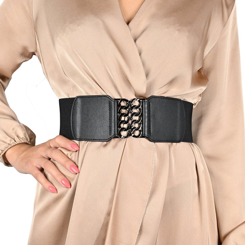 Ceinture élastique boucle métallique GB