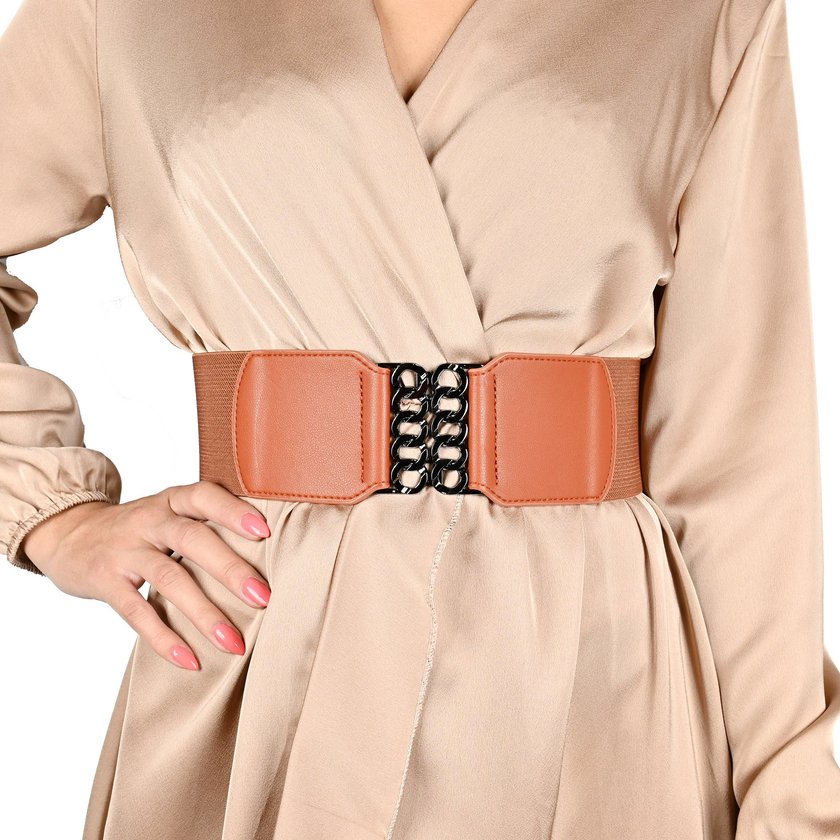 Elastic belt buckle metallic GB