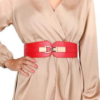 Elastic belt with buckle pair GB