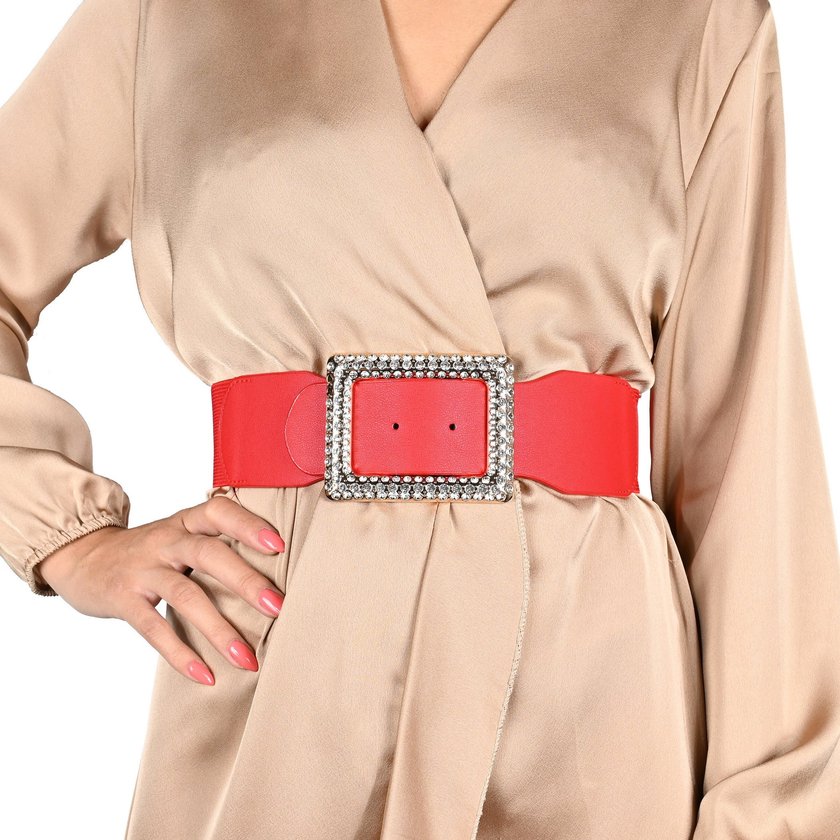 Belt with brillant buckle GB