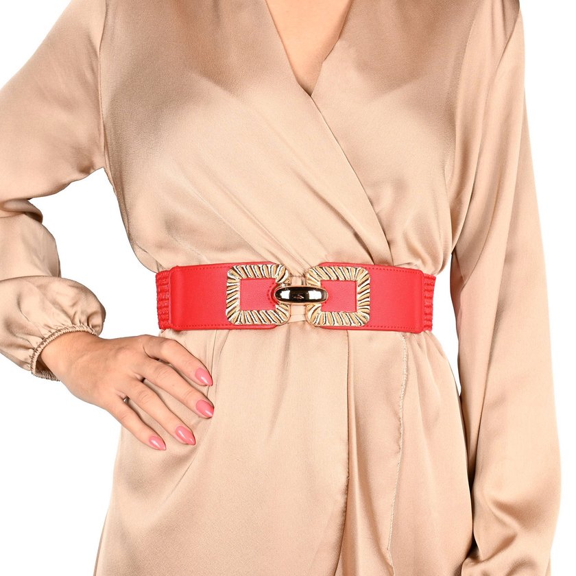 Raffia belt with detail GB