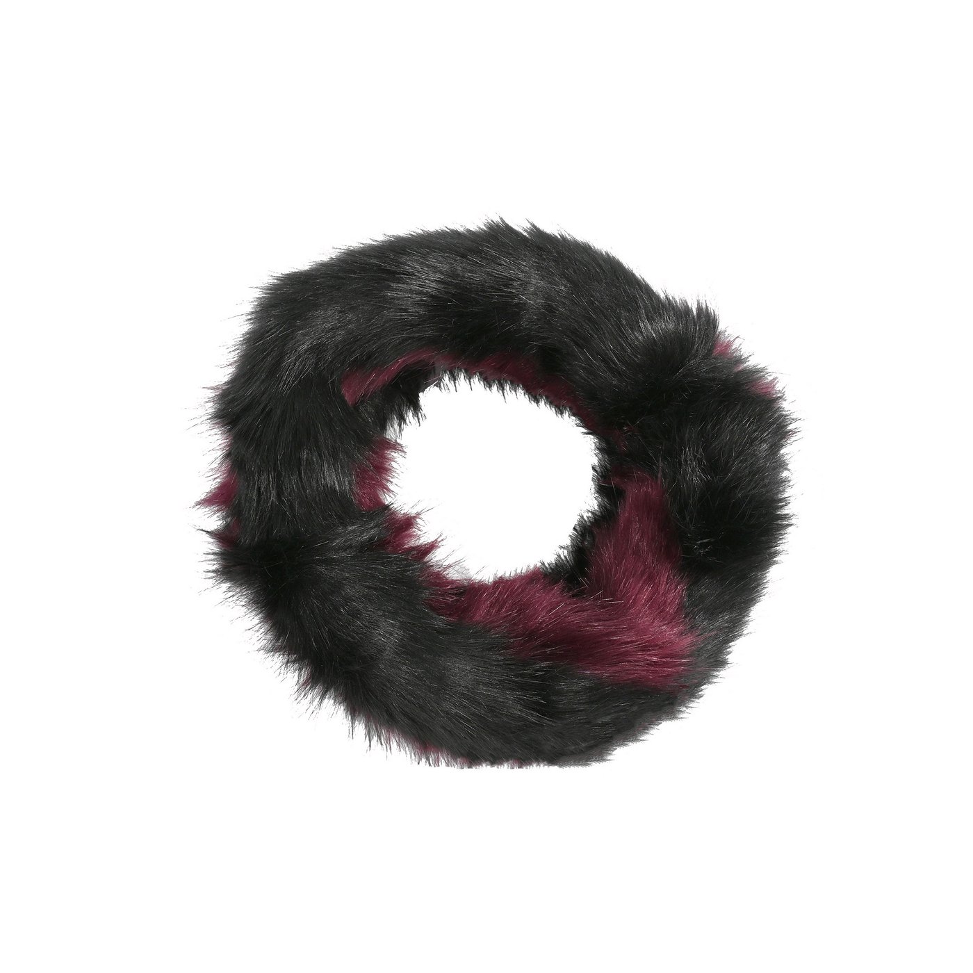 Color double fur collar GB