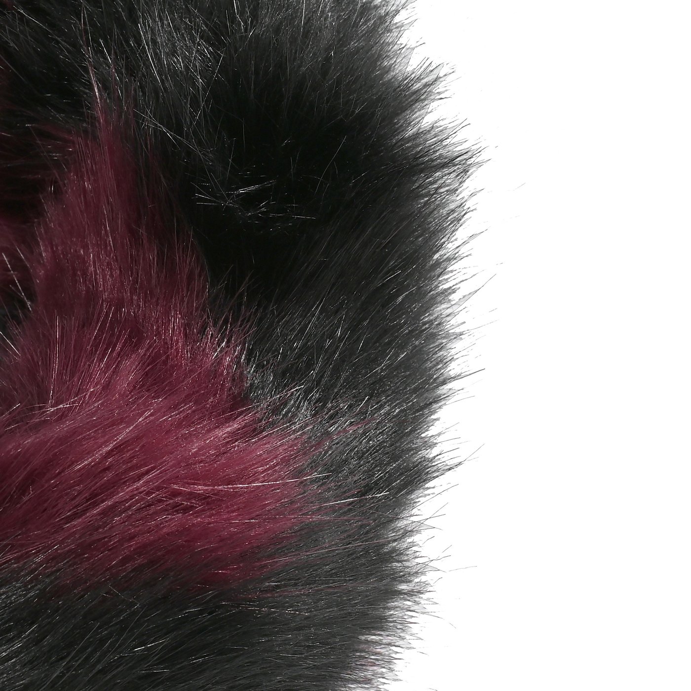 Color double fur collar GB