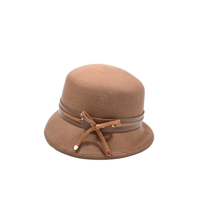 Chapéu de lã com laço GB