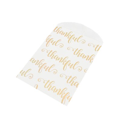 Sacchetti di carta bianco thankful GB