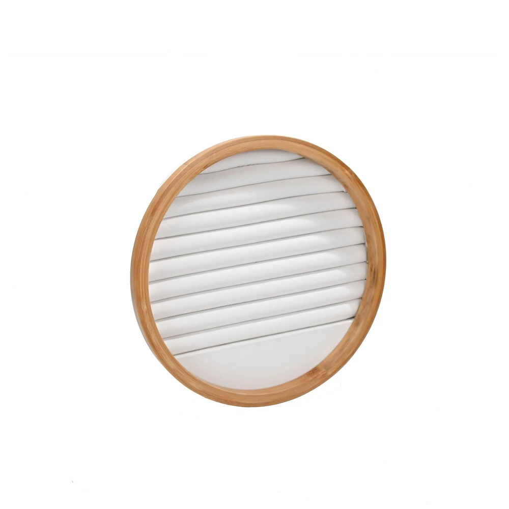 Exposant rond bagues blanc GB