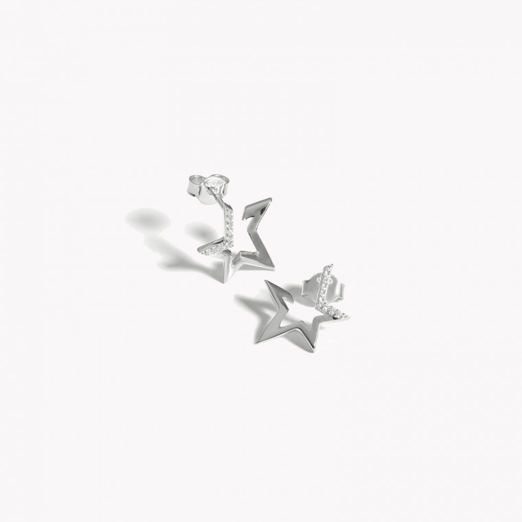 Star gold plated earrings GB