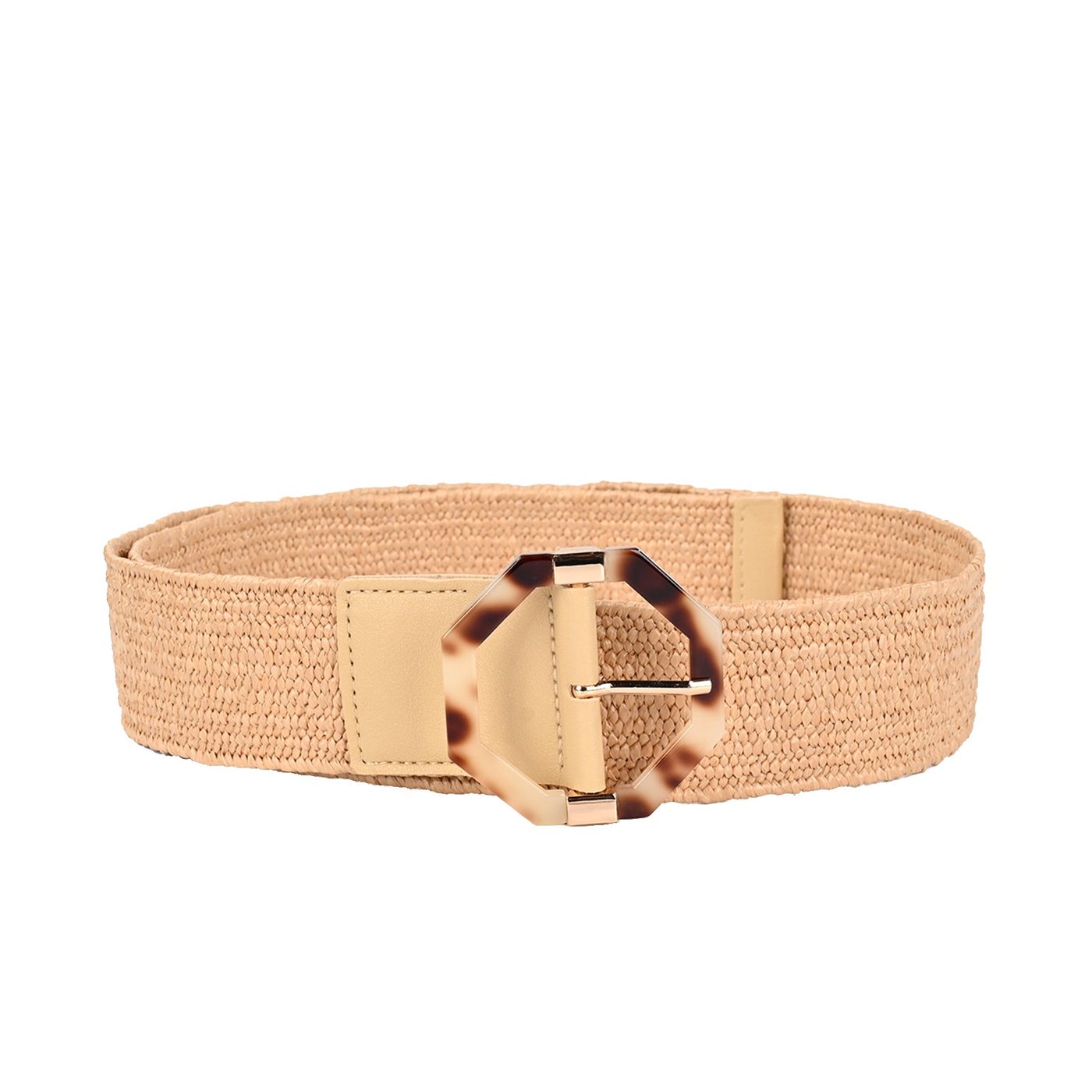 Basic raffia belt with turtle buckle GB