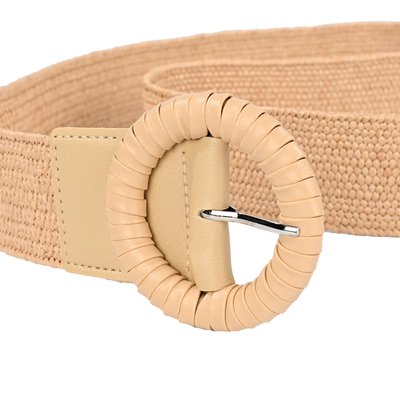 Basic raffia belt with turtle buckle GB