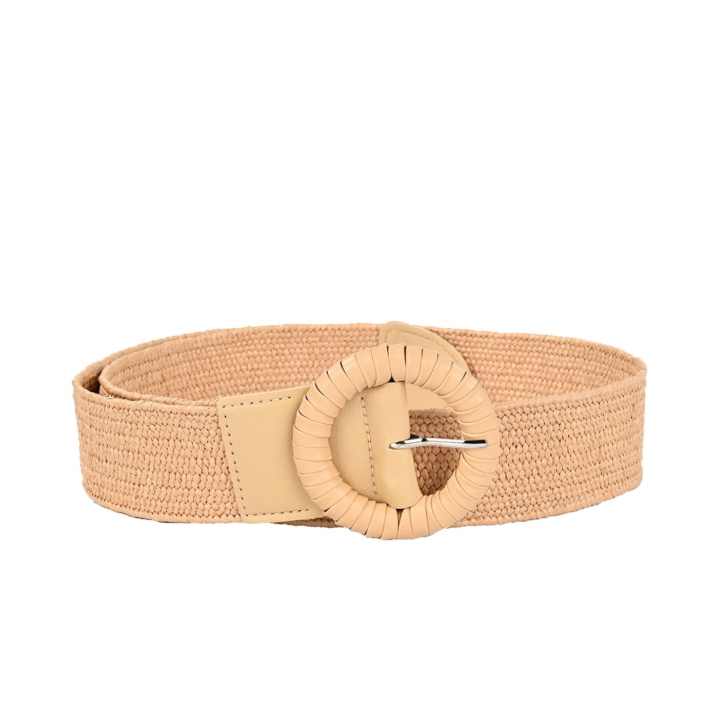 Elastic raffia belt GB