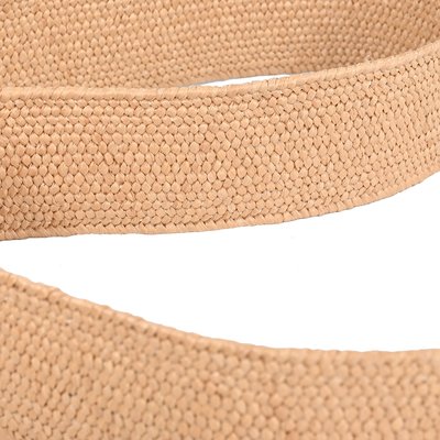 Basic raffia belt with turtle buckle GB