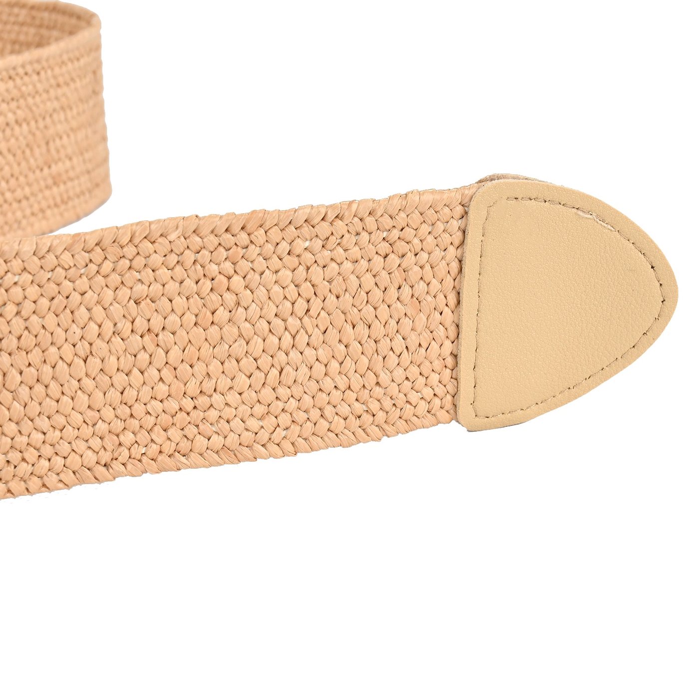 Elastic raffia belt GB