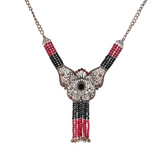 Collana con perle colorato GB