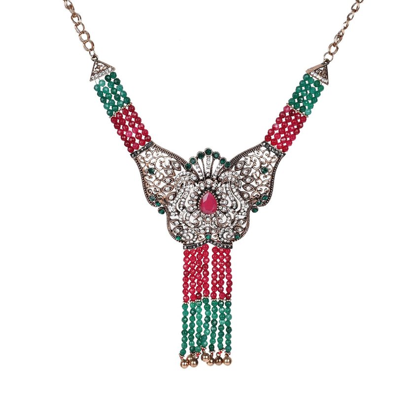Collana con perle colorato GB