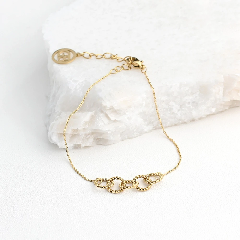 Pulsera de acero aros GB