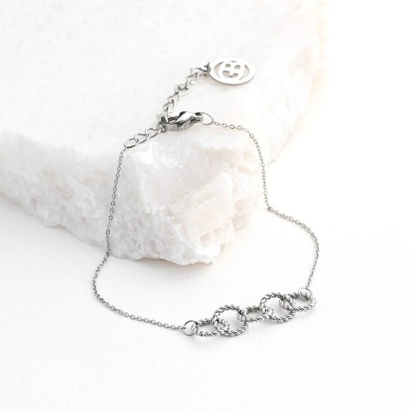 Hoops Bracelet of steel GB