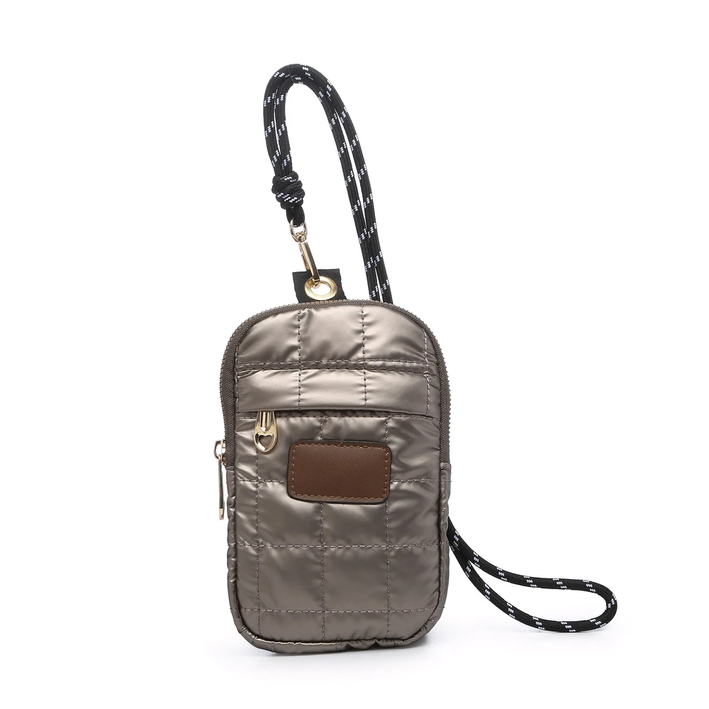 Porta telemóvel acolchoado com fecho de correr GB