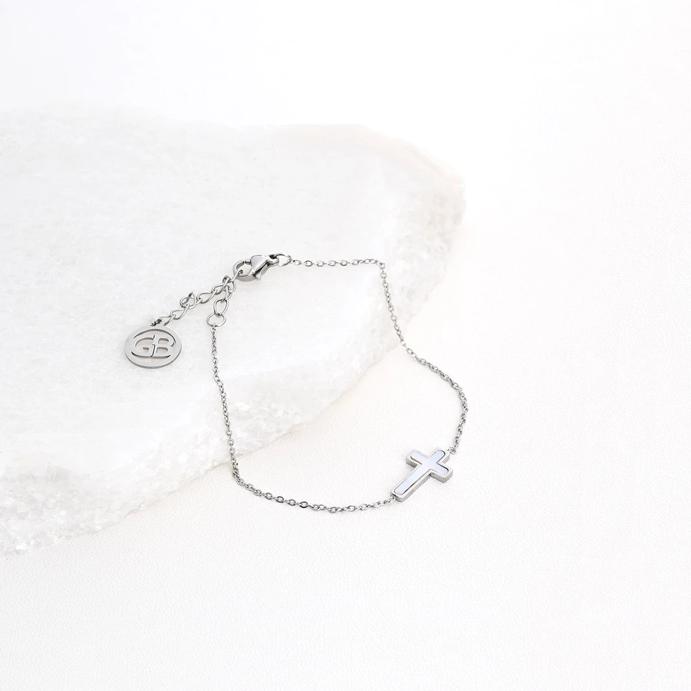 Bracelet en acier de base traverser GB