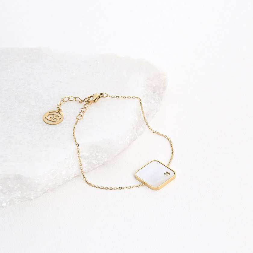 Pulsera en acero cuadrado GB