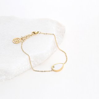 Bracelet en acier ovale GB