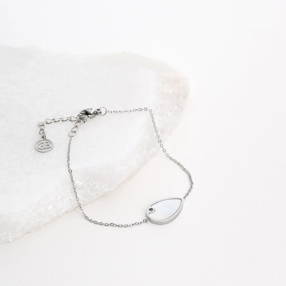 Bracelet en acier ovale GB