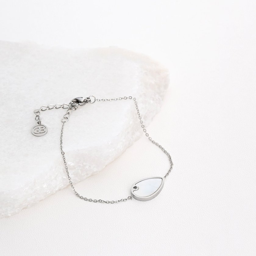 Steel bracelet oval GB