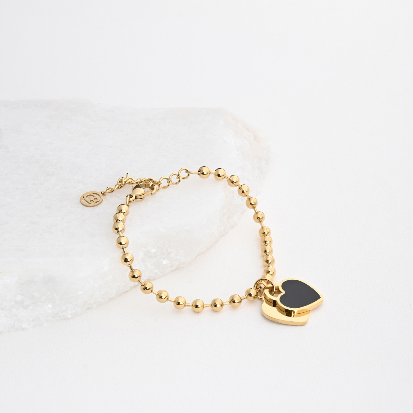 black heart bracelet