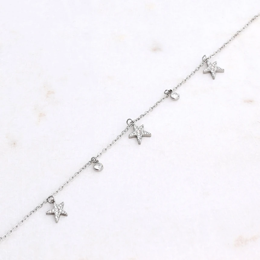 Pulsera para pie acero estrella de mar GB